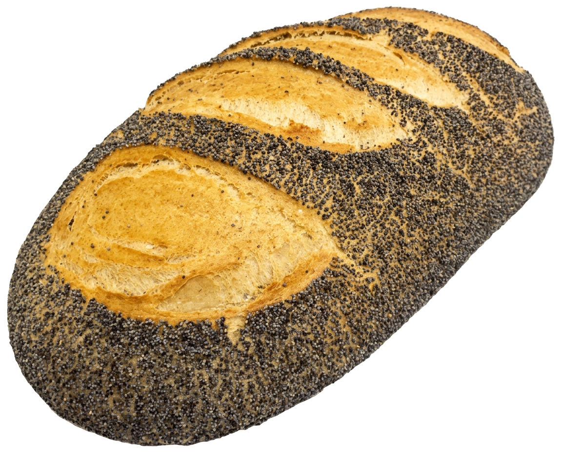 Dinkel-Mohnbrot hell 750g
